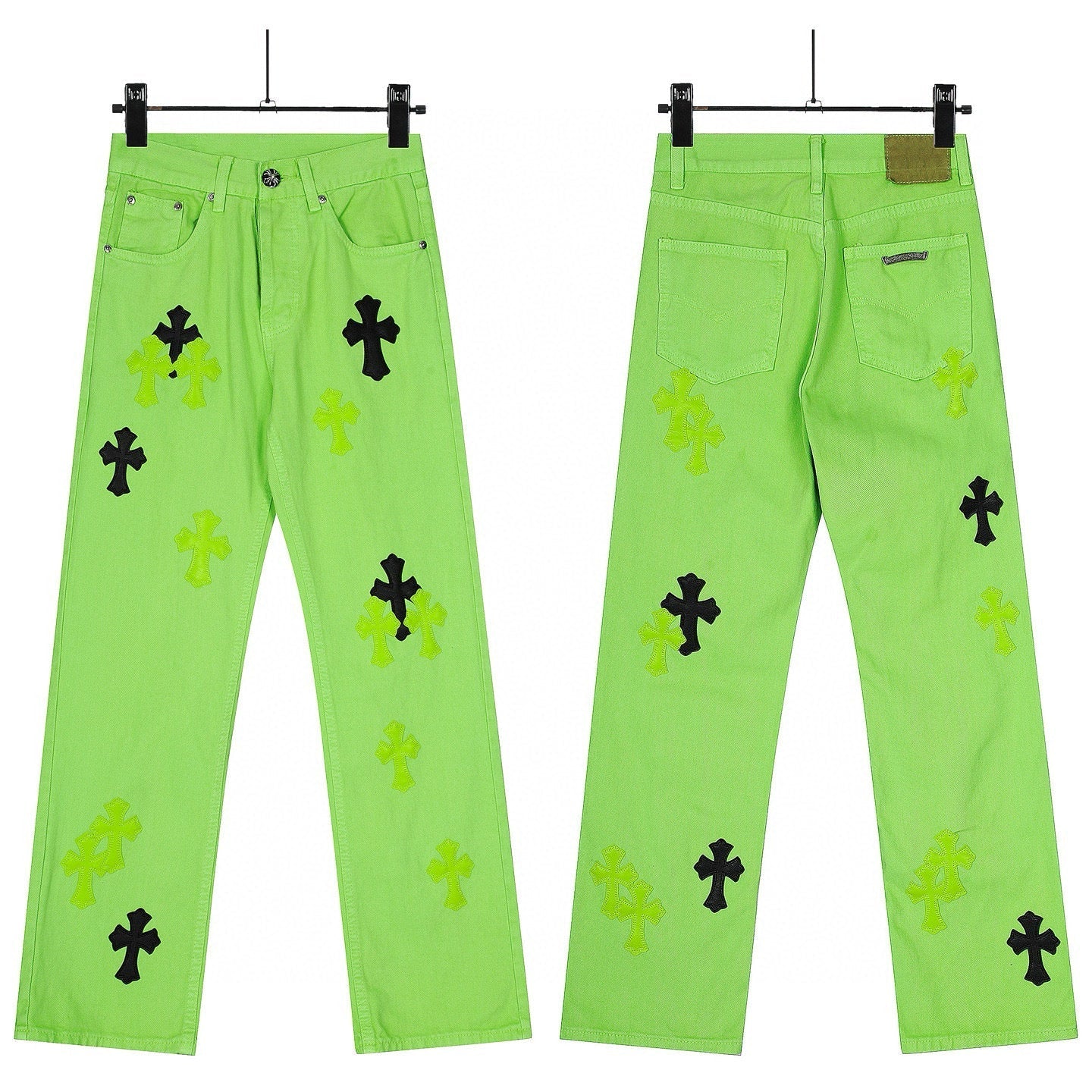 Chrome-Hearts NEW Pants 8166