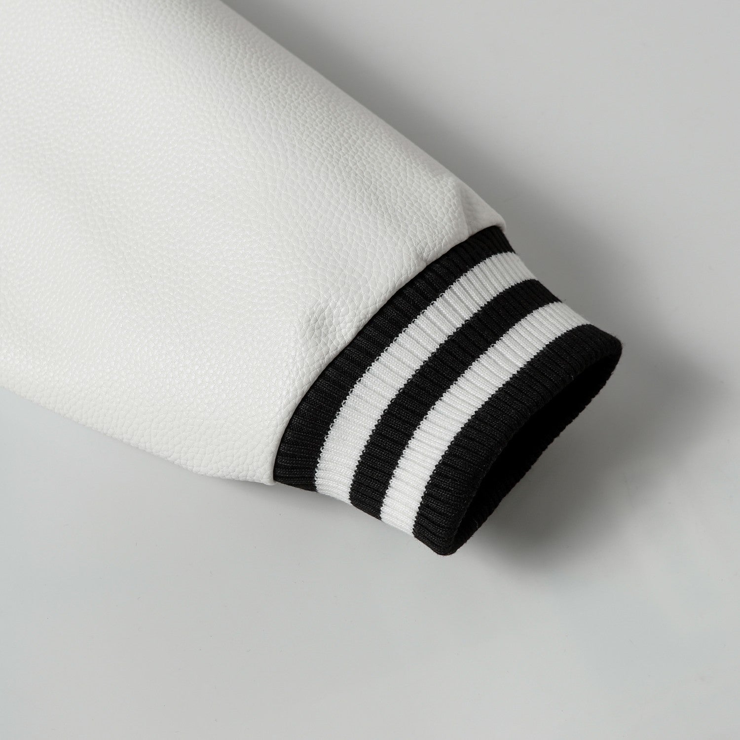 Chrome-Hearts Varsity Jacket - Black White Gothic Baseball Coat 2206