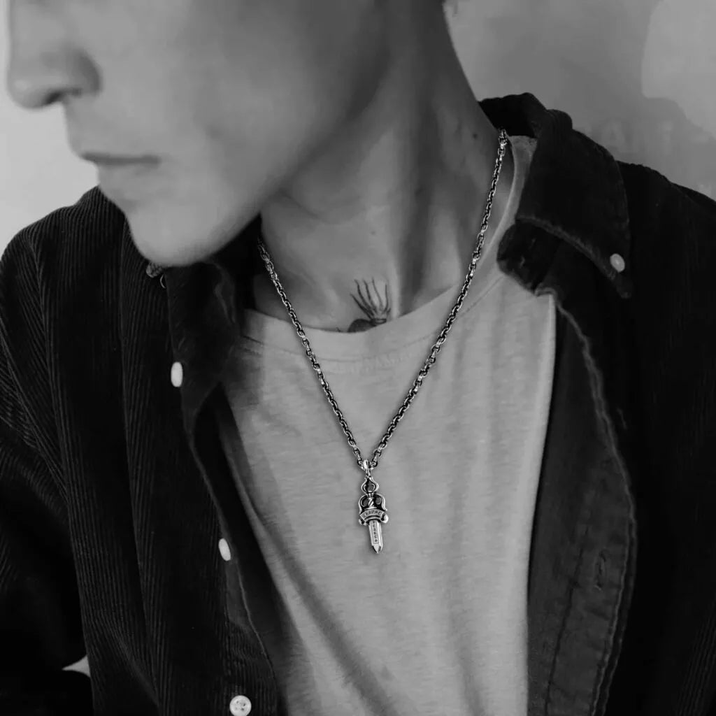 Chrome-Hearts DOUBLE DAGGER PENDANT