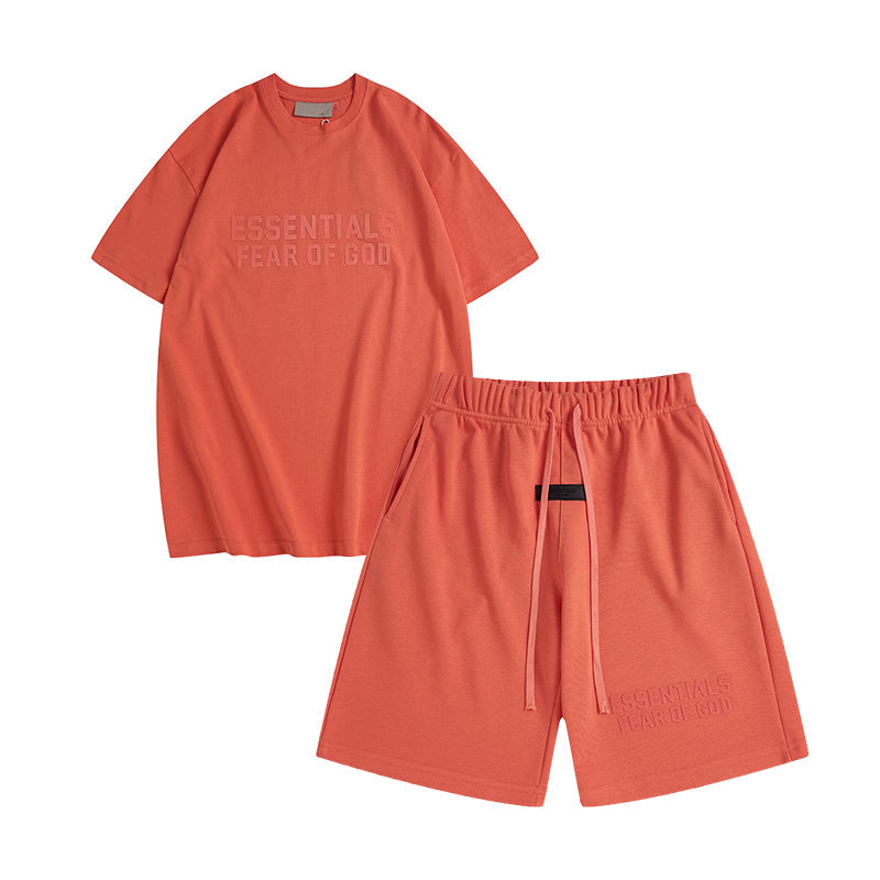 FW22 T-Shirt / Shorts / Set - Coral Red